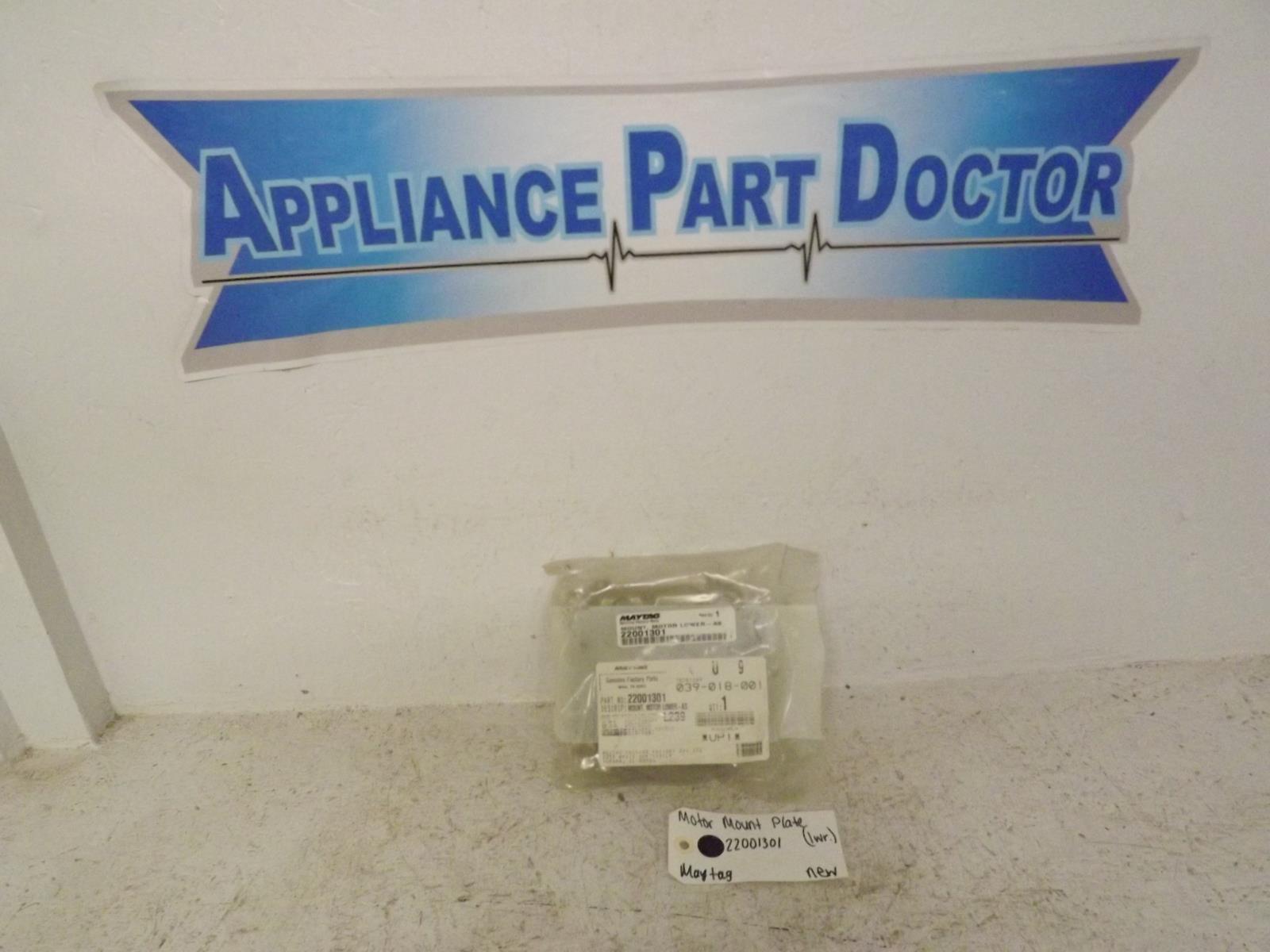 Maytag Washer 22001301 Motor Mount Plate (lower) New Maytag Washer 22001301 Motor Mount Plate (lower) New